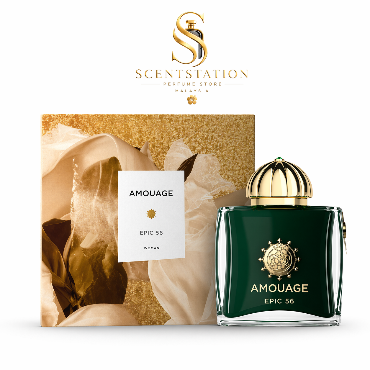 Amouage Epic 56 Woman Extrait de Parfum 100ML – Ultra Luxury Oriental Floral Perfume