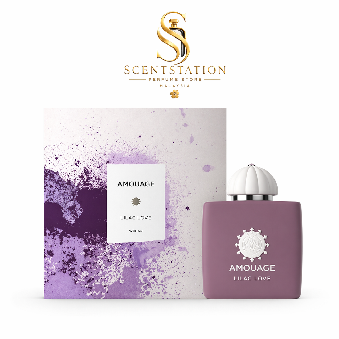 Amouage Lilac Love Eau de Parfum 100ML – Luxury Floral Powdery Women Perfume