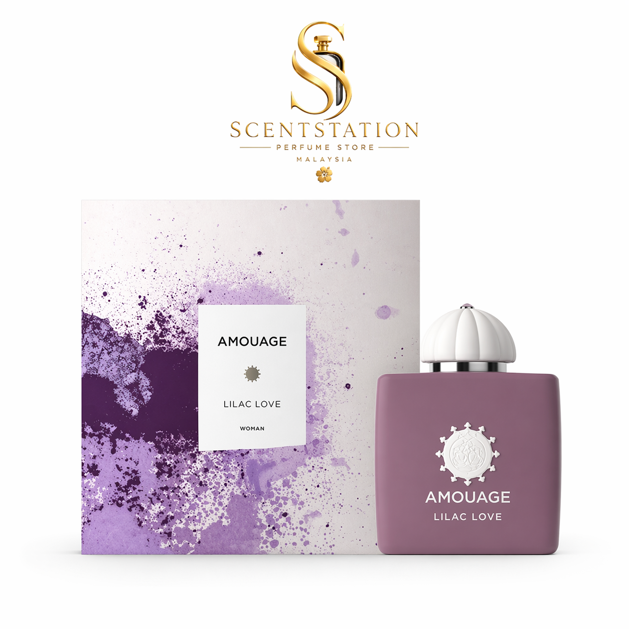 Amouage Lilac Love Eau de Parfum 100ML – Luxury Floral Powdery Women Perfume
