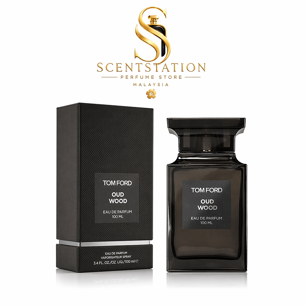 Tom Ford Oud Wood Eau de Parfum 100ML – Luxury Oriental Woody Unisex Perfume