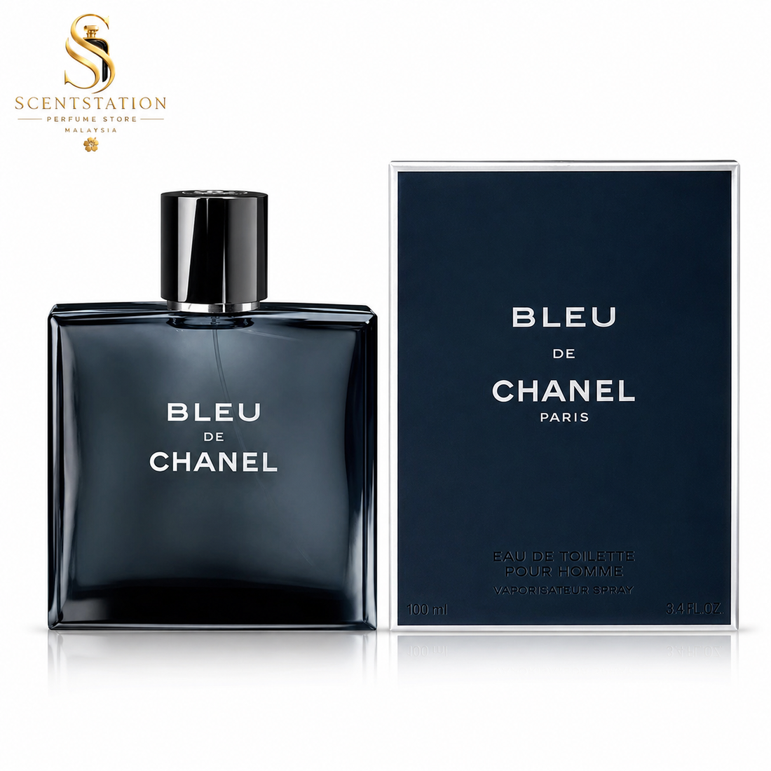 Bleu de Chanel Parfum 100ML – Intense Woody Aromatic Perfume