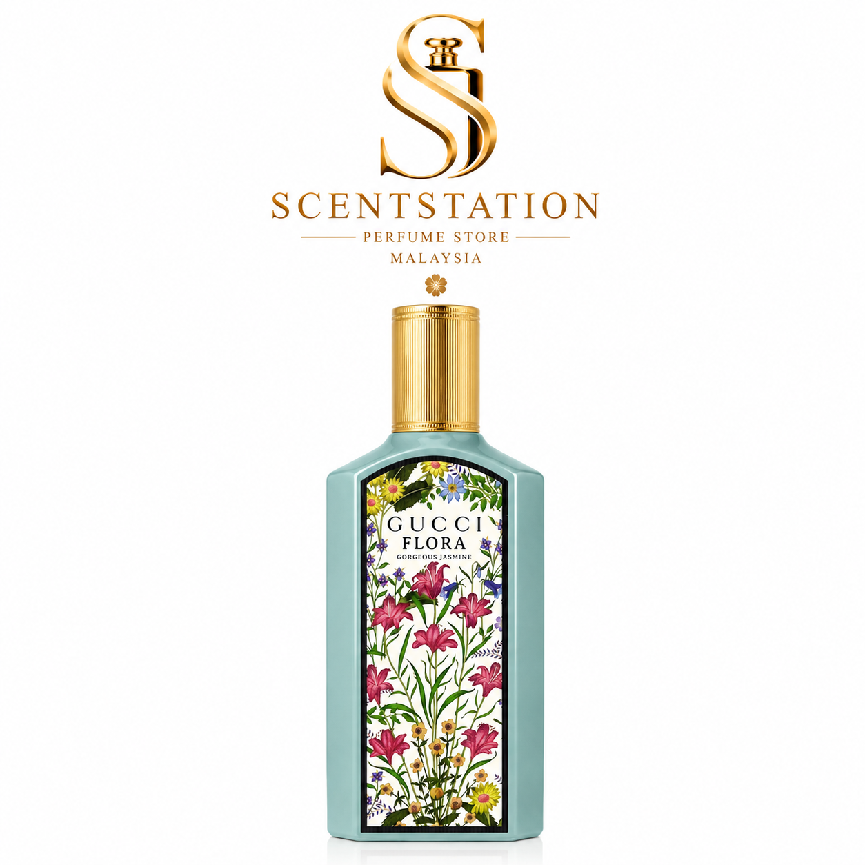 Gucci Flora Gorgeous Jasmine Eau de Parfum (EDP) 100ML for Women | Luxury Floral Fragrance