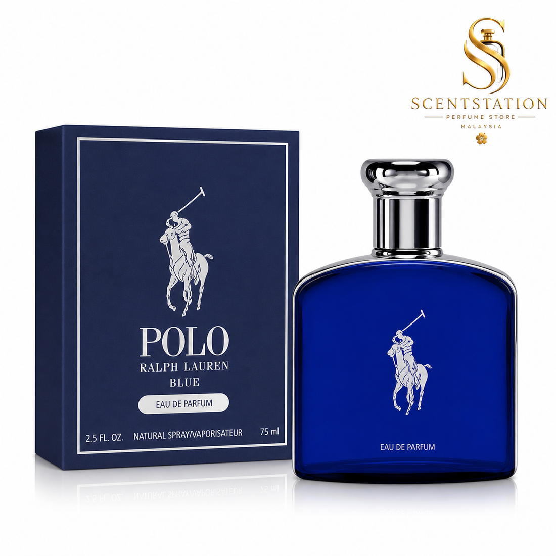 Ralph Lauren Polo Blue Parfum – Woody Aromatic Men’s Perfume