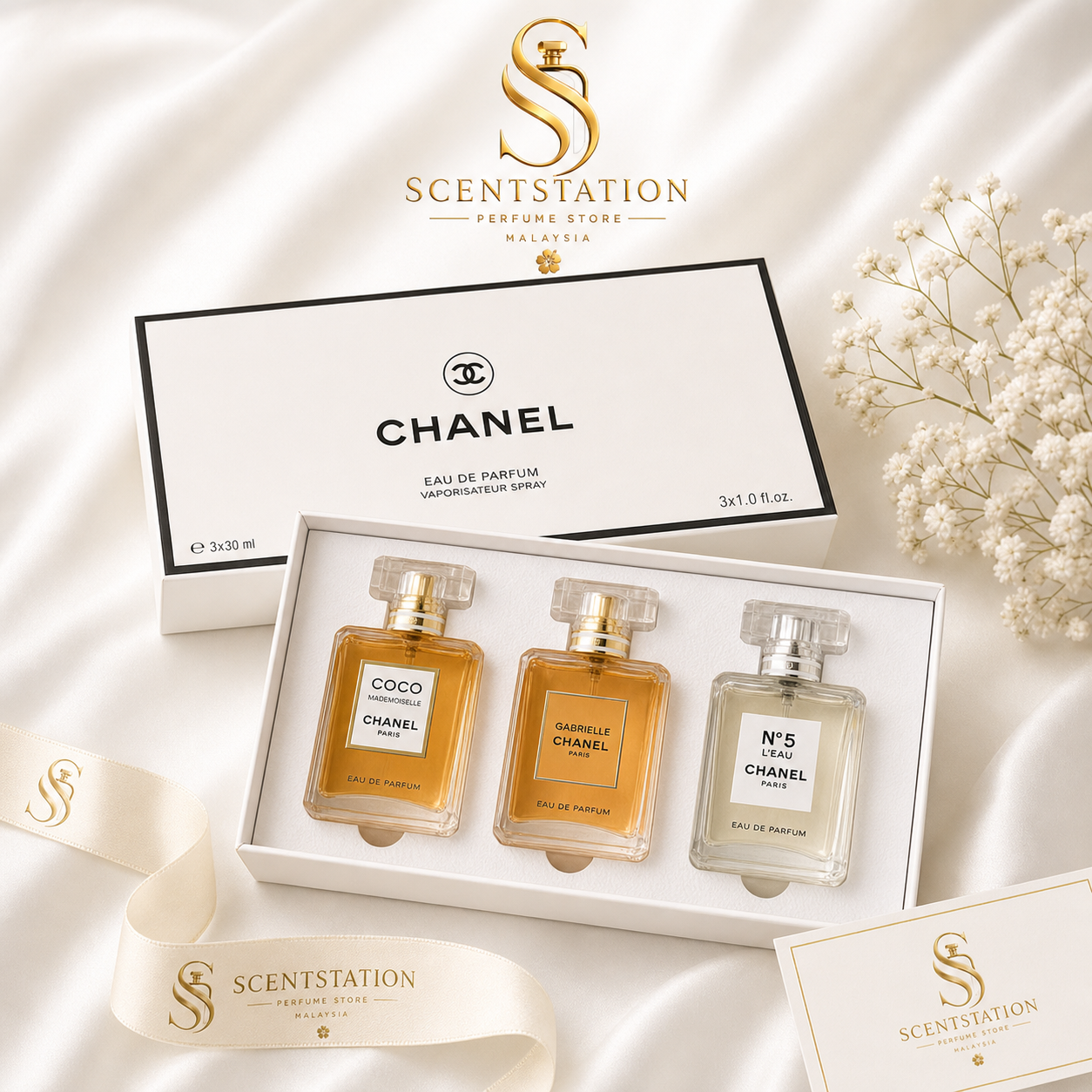 Chanel Women Perfume Gift Set – Signature Trio Collection