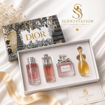 Dior Women Perfume Gift Set – Luxury 4pcs Mini Collection