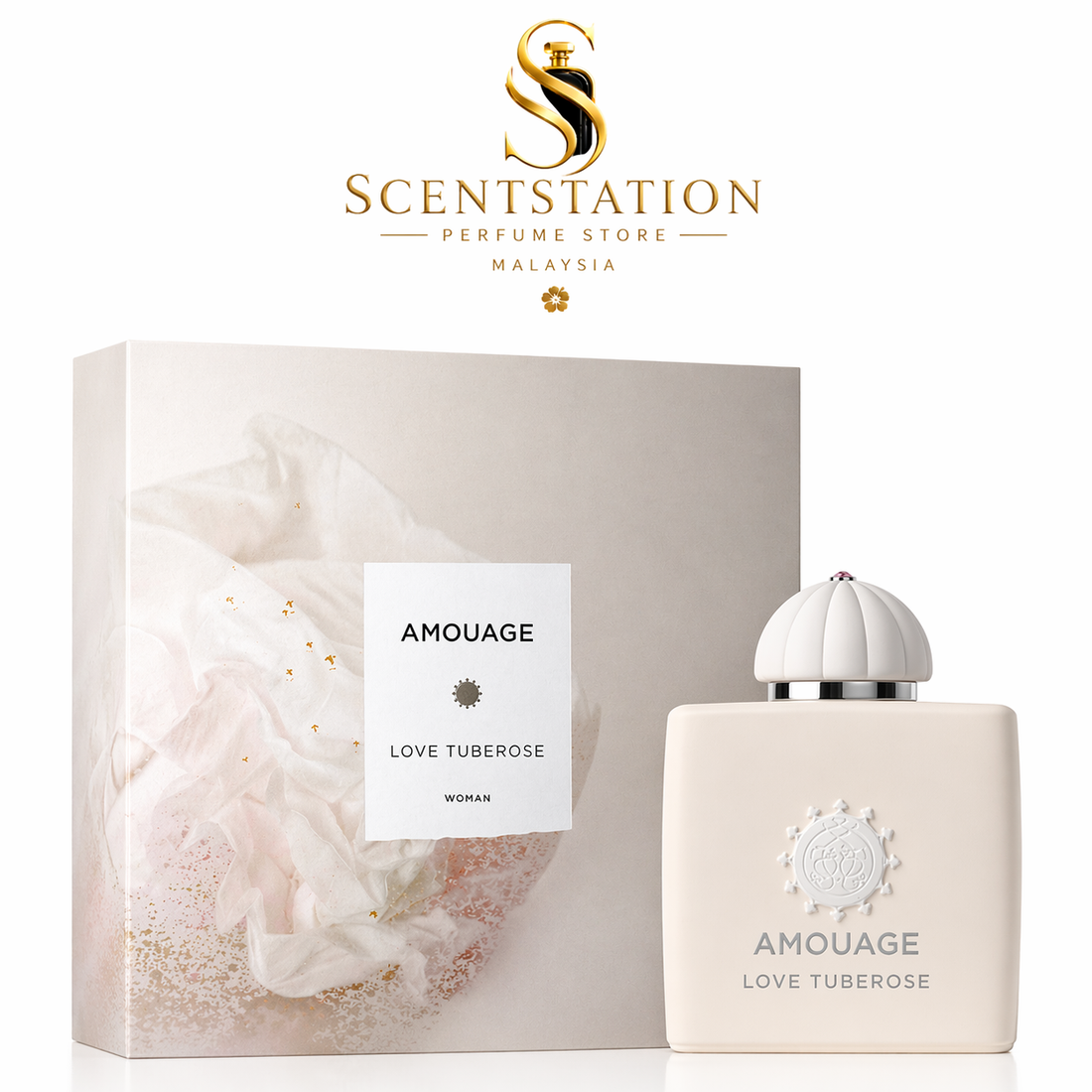 Amouage Love Tuberose Eau de Parfum 100ML – Luxury Floral Vanilla Women Perfume