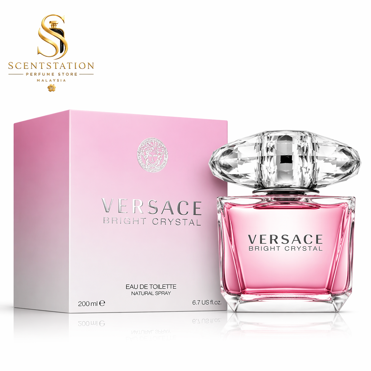 Versace Bright Crystal EDP – Floral Fruity Women’s Perfume