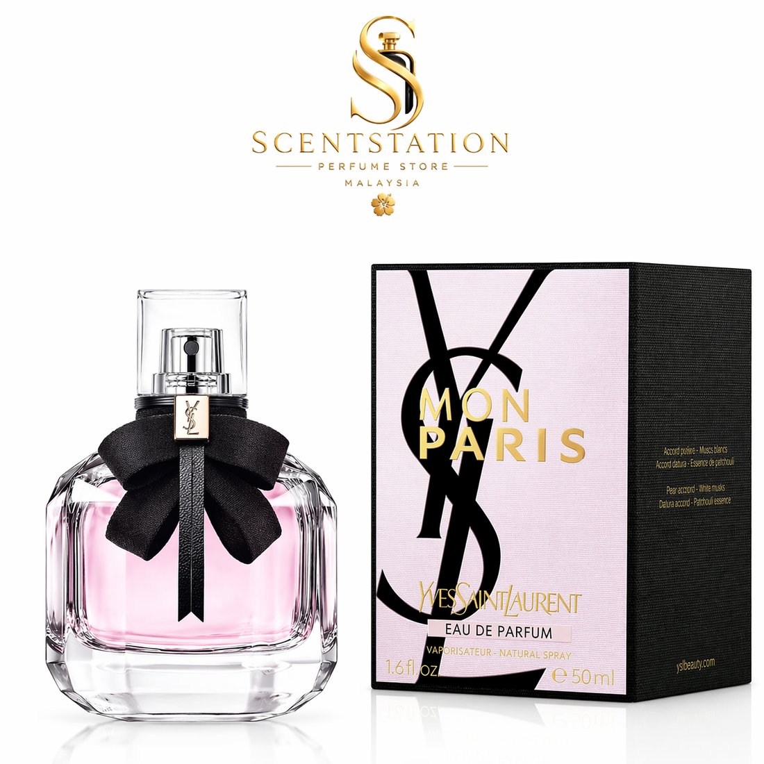 Yves Saint Laurent Mon Paris Eau de Parfum for Women 90ML – Chypre Fruity Perfume