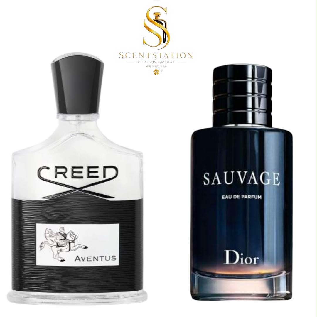 Creed Aventus & Dior Sauvage EDP Combo Set – Men's Perfume