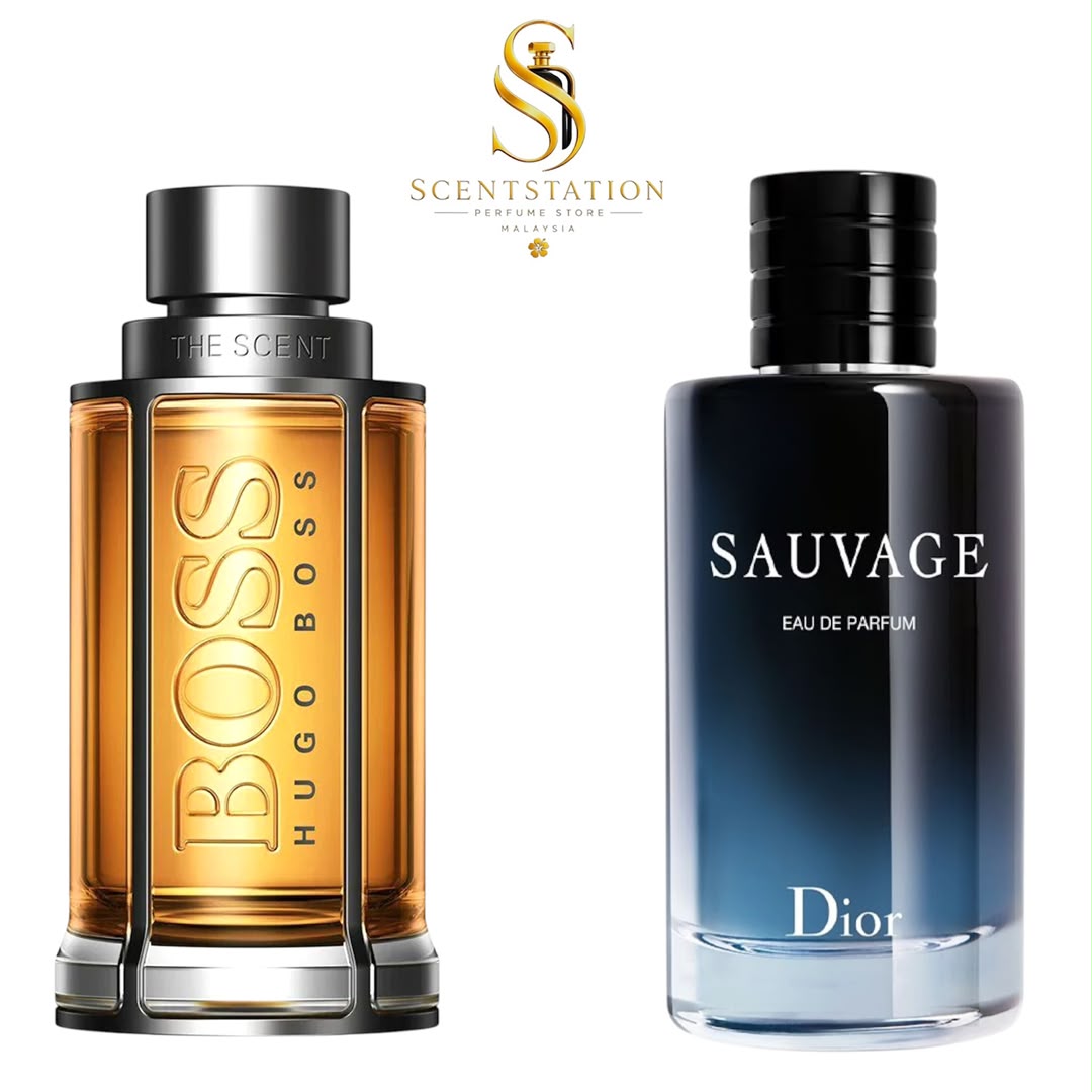 Hugo Boss The Scent & Dior Sauvage EDP Combo Set – Men's Perfume