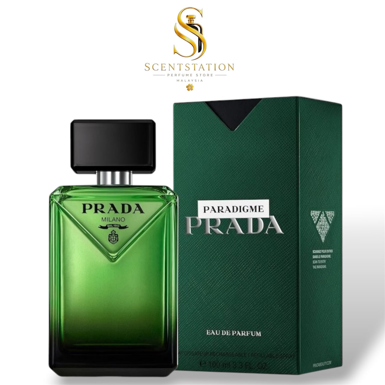 Prada Paradigme EDP 100ml – Men's Perfume