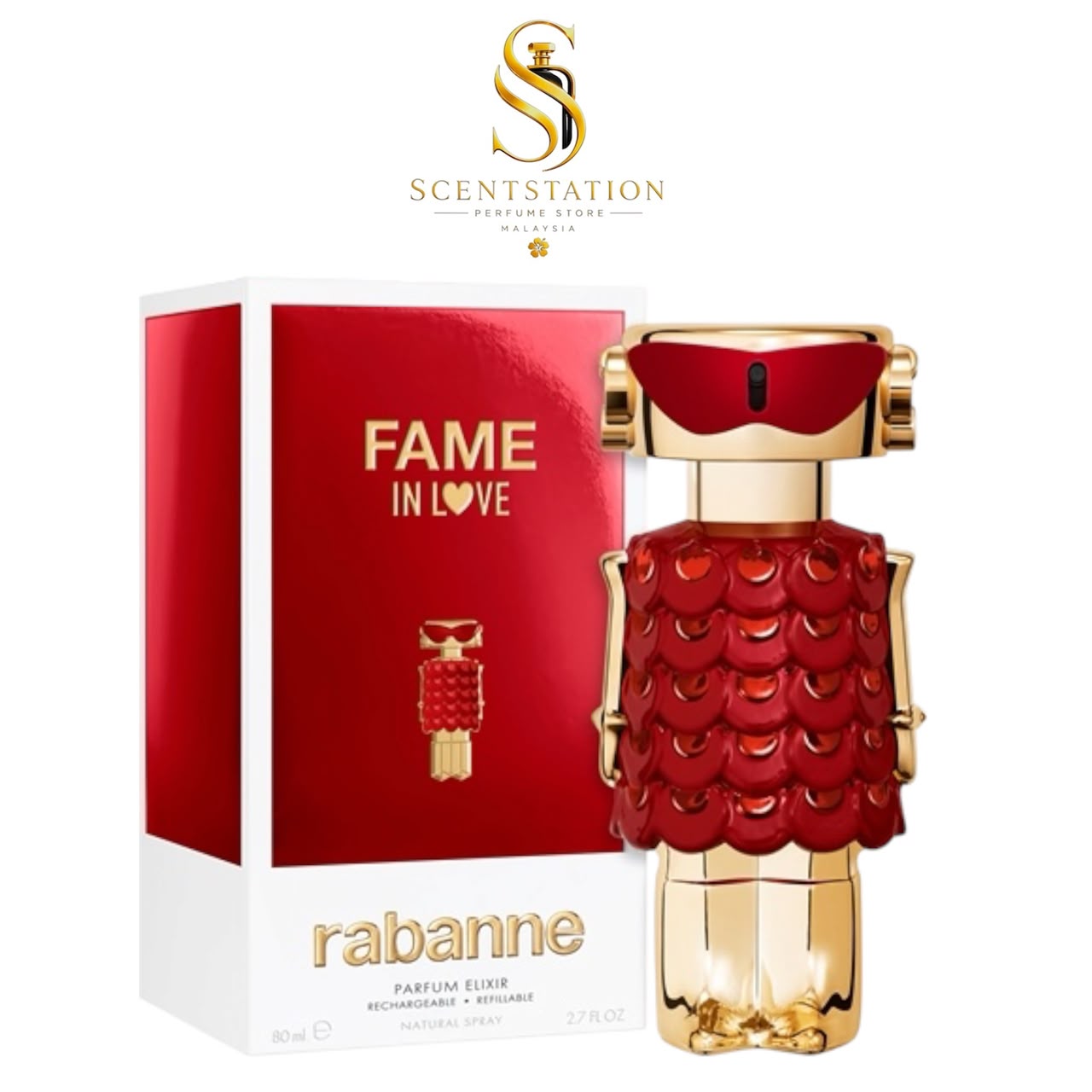 Rabanne Fame In Love Parfum Elixir 80ml – Women's Perfume
