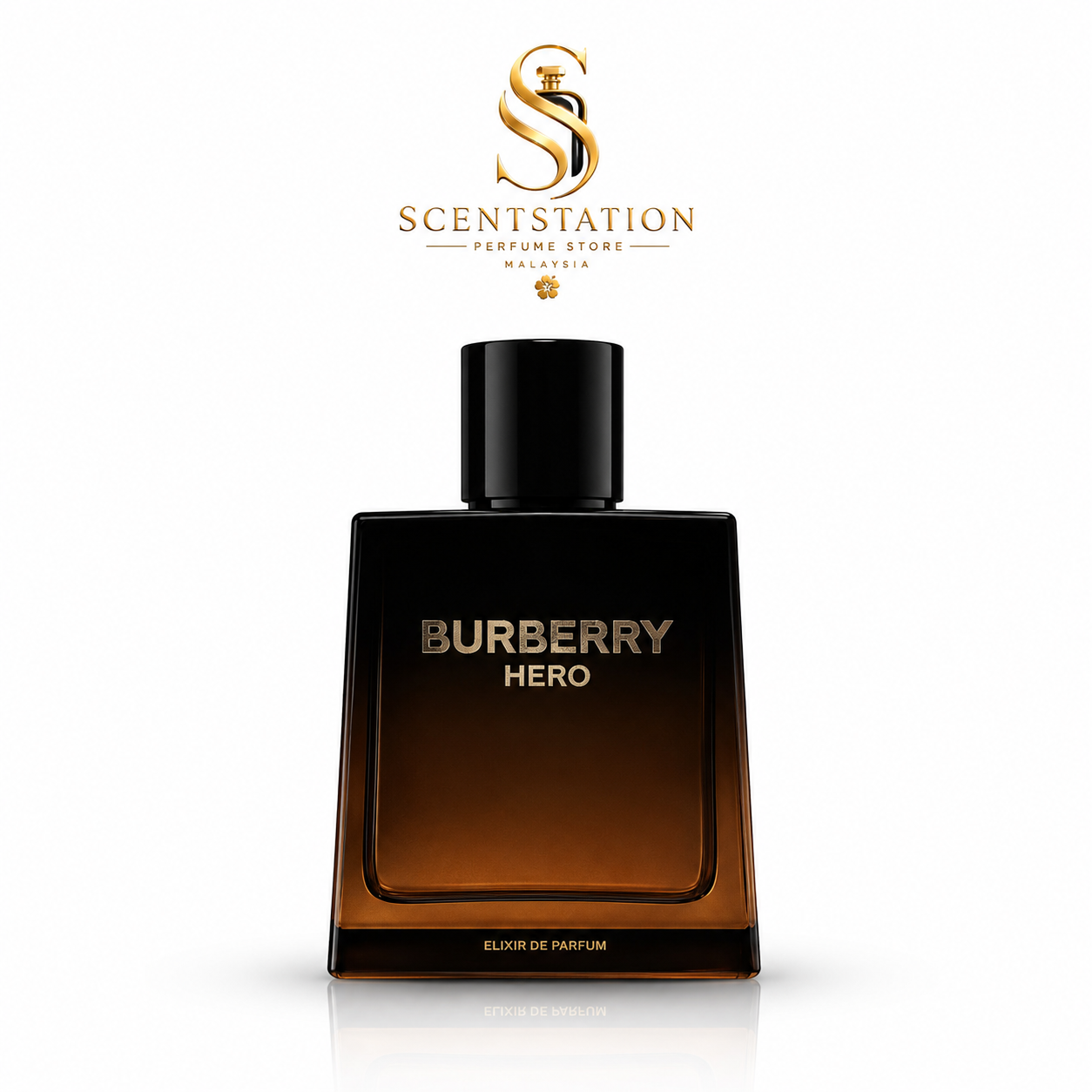Burberry Hero Elixir de Parfum (EDP) for Men | Luxury Woody Amber Fragrance | Long Lasting Perfume